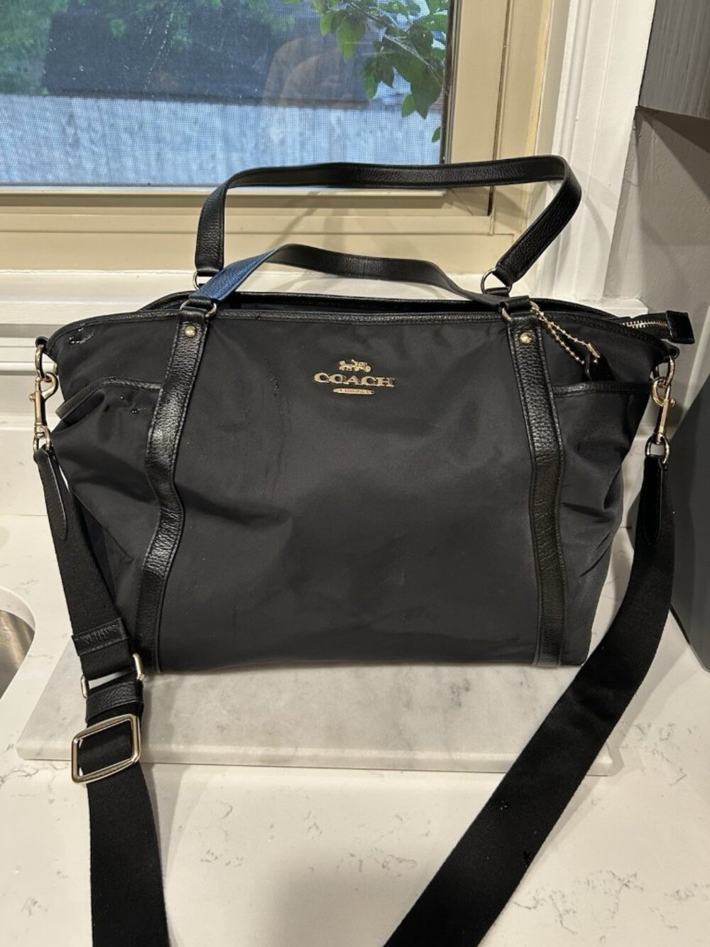 coach tote bag large nylon